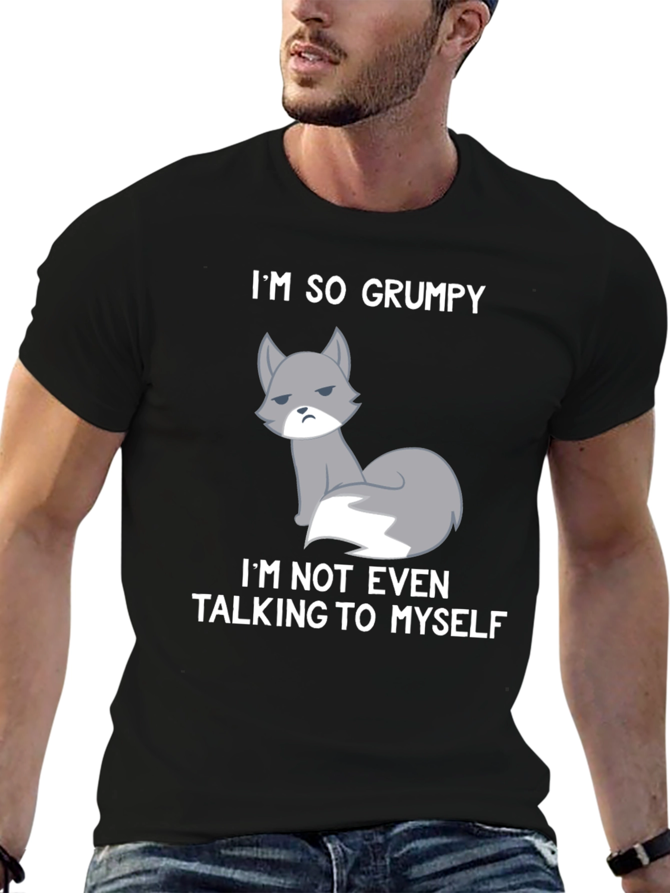Grumpy Fox Graphic Tee - Funny Statement Shirt