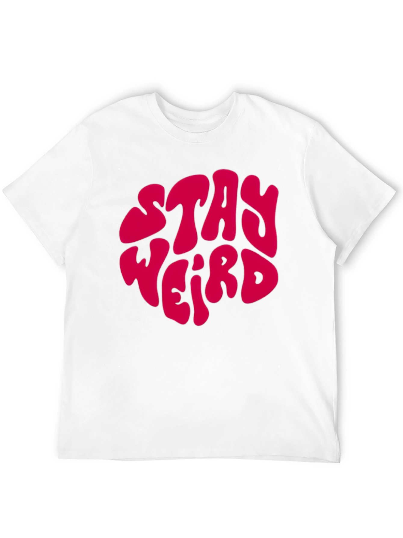 Stay Weird Graphic T-Shirt - Retro Style