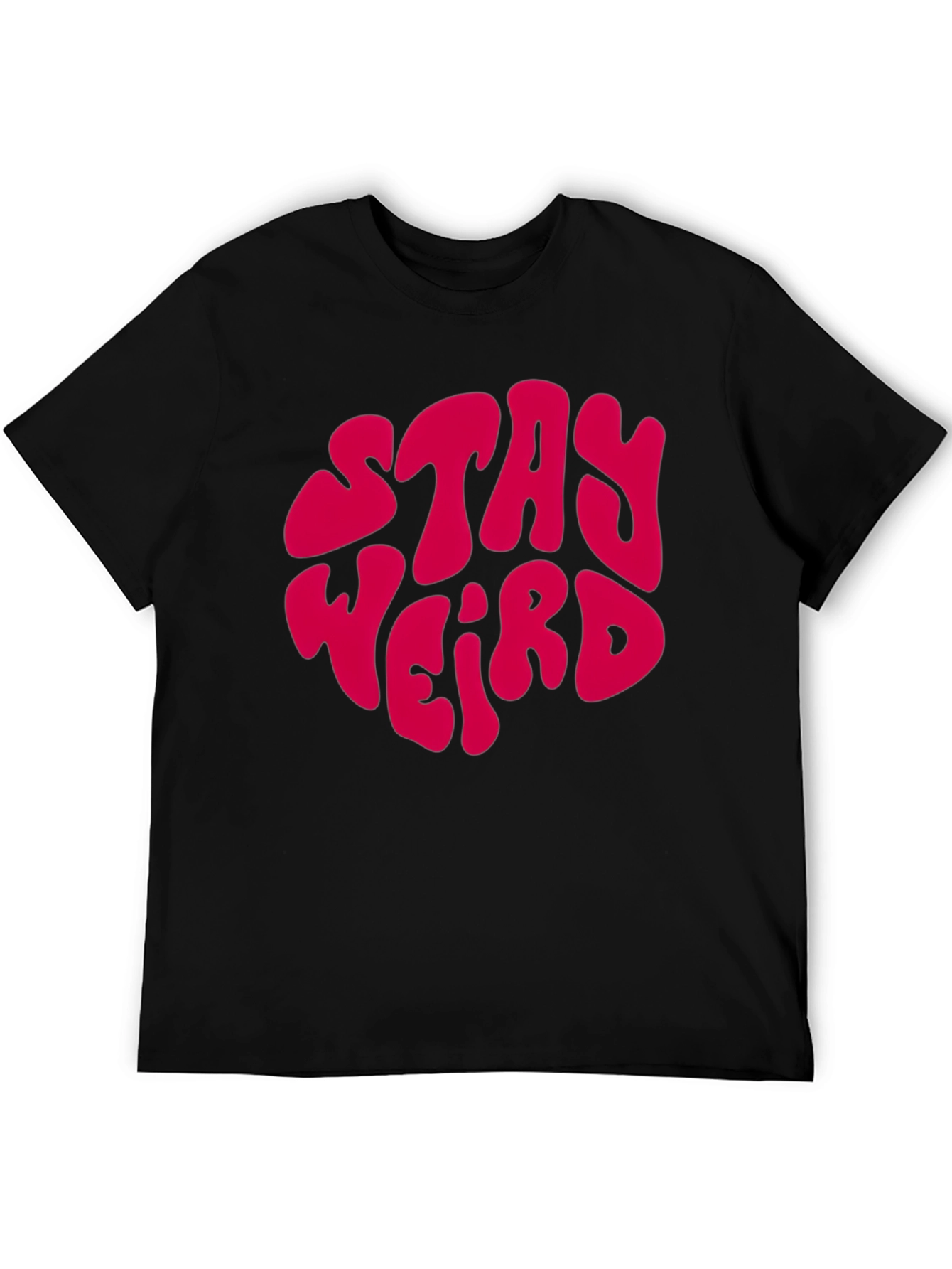 Stay Weird Graphic T-Shirt - Retro Style