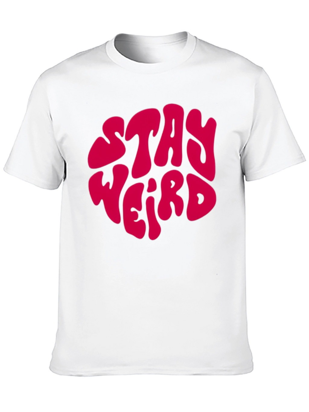 Stay Weird Graphic T-Shirt - Retro Style
