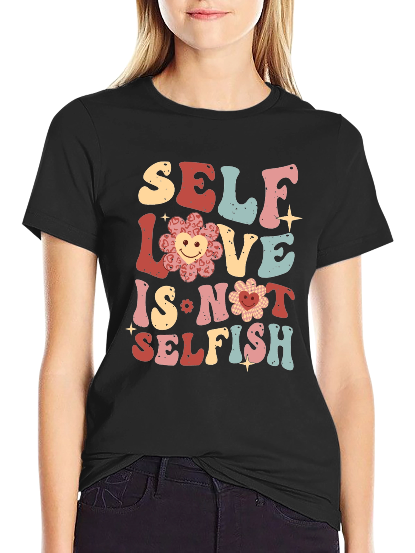 Self Love Graphic Tee - Trendy Unisex Shirt