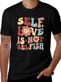 Self Love Graphic Tee - Trendy Unisex Shirt