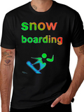 Snowboarding Graphic T-Shirt