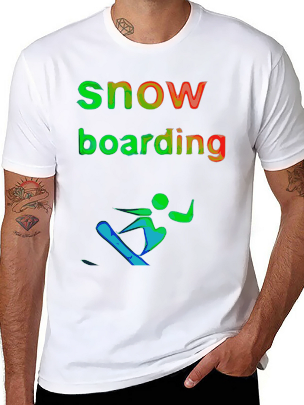 Snowboarding Graphic T-Shirt