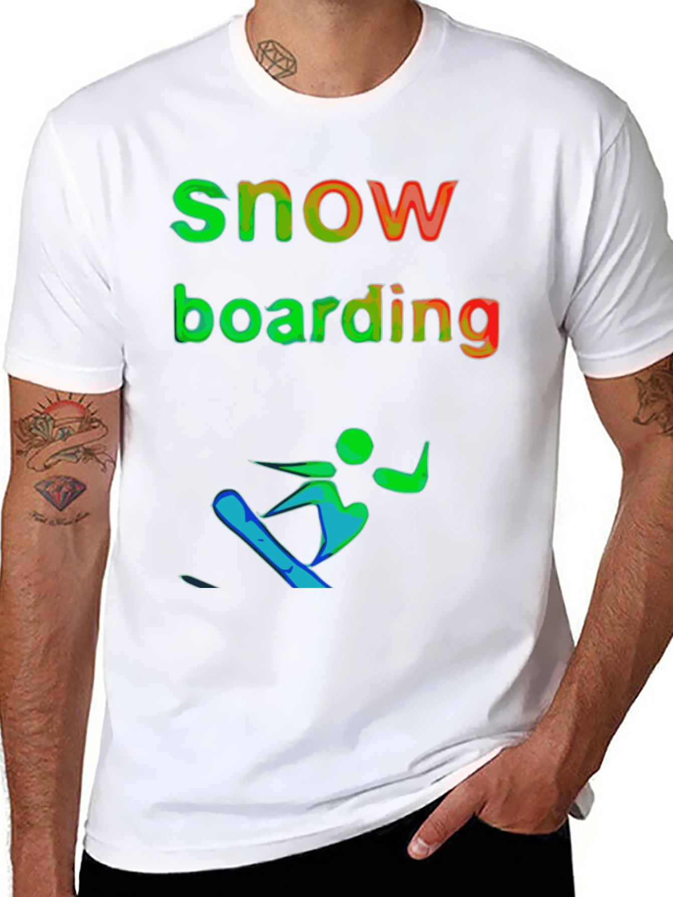 Snowboarding Graphic T-Shirt