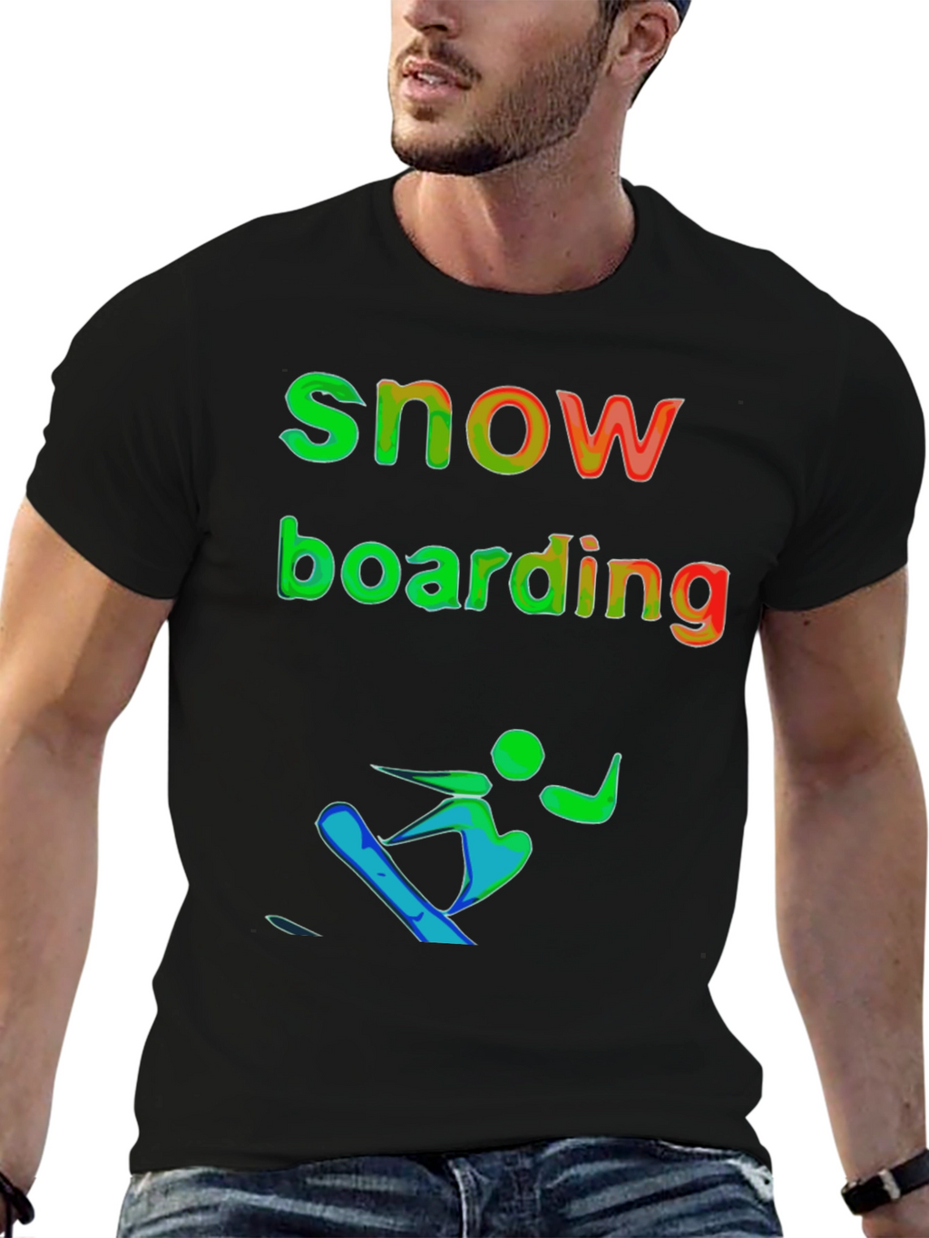 Snowboarding Graphic T-Shirt
