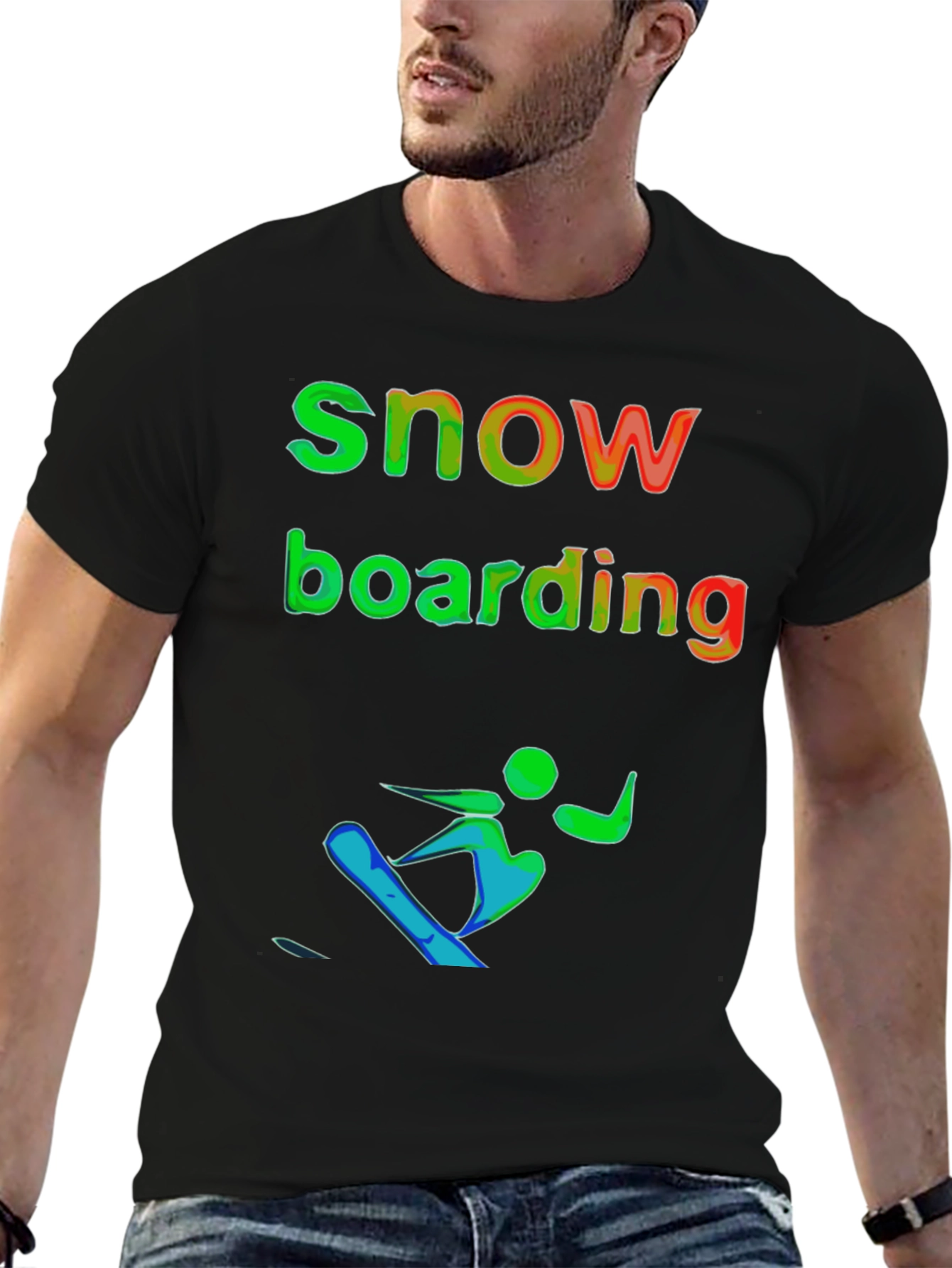 Snowboarding Graphic T-Shirt