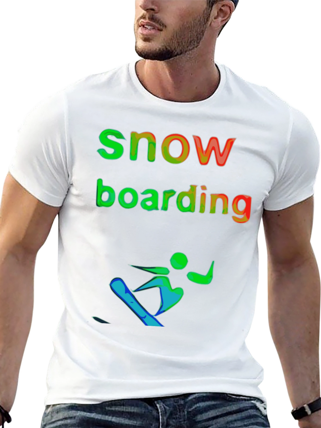 Snowboarding Graphic T-Shirt