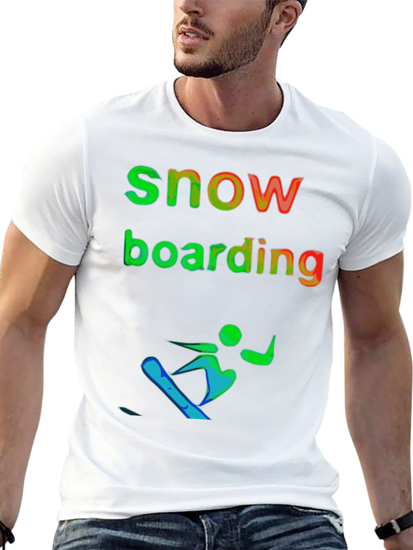 Snowboarding Graphic T-Shirt