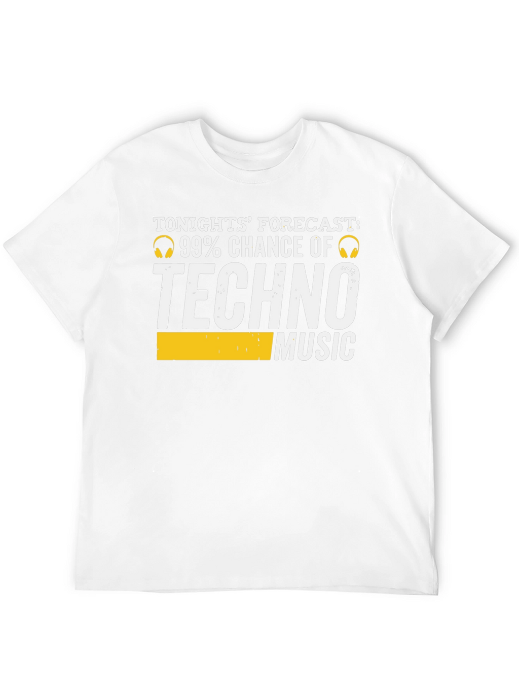 Techno Music T-Shirt - 99% Chance Forecast
