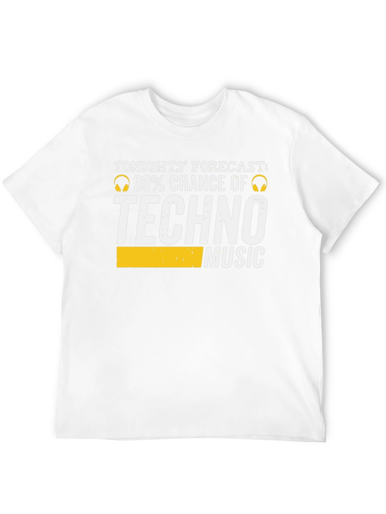 Techno Music T-Shirt - 99% Chance Forecast