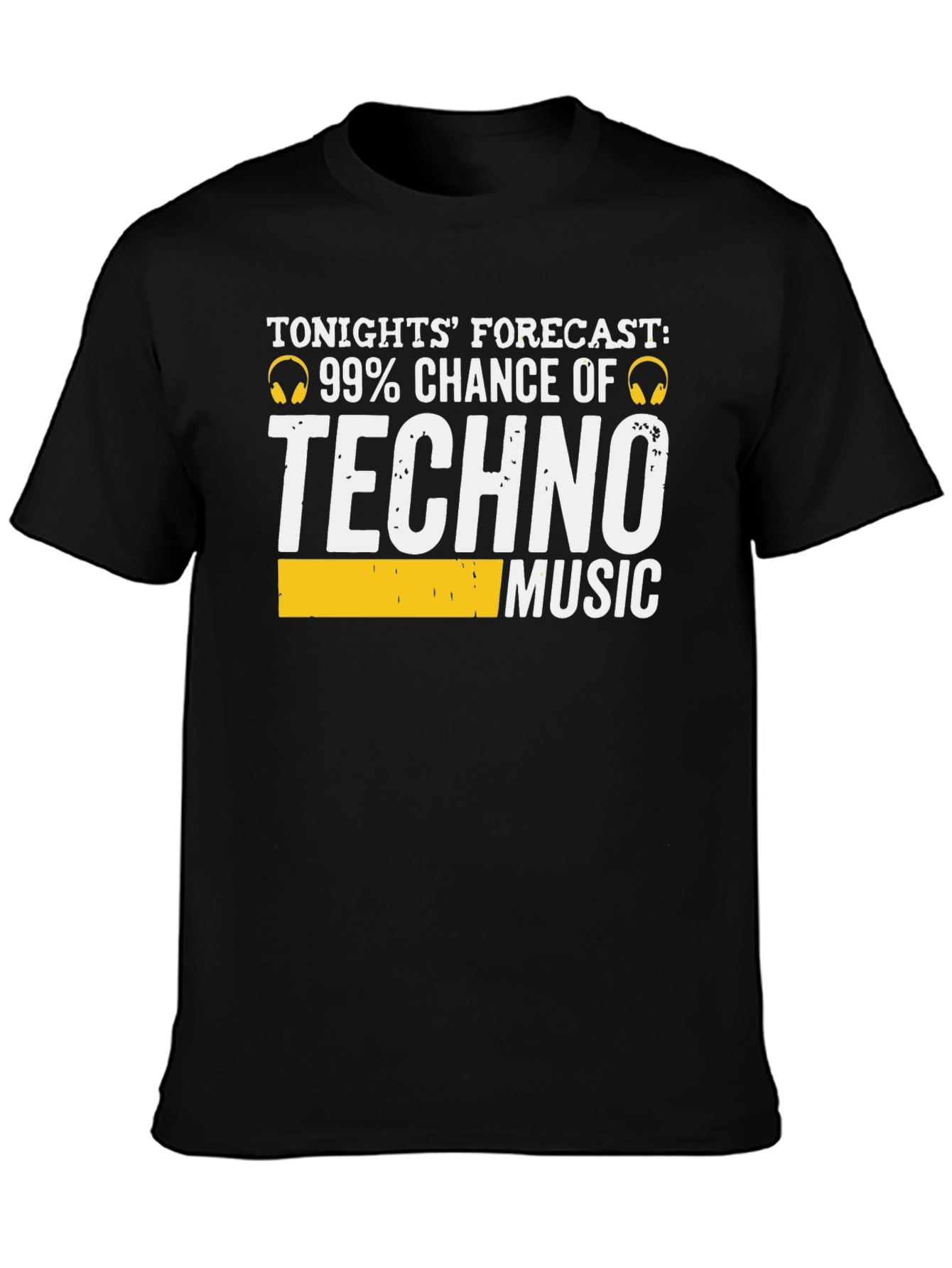 Techno Music T-Shirt - 99% Chance Forecast