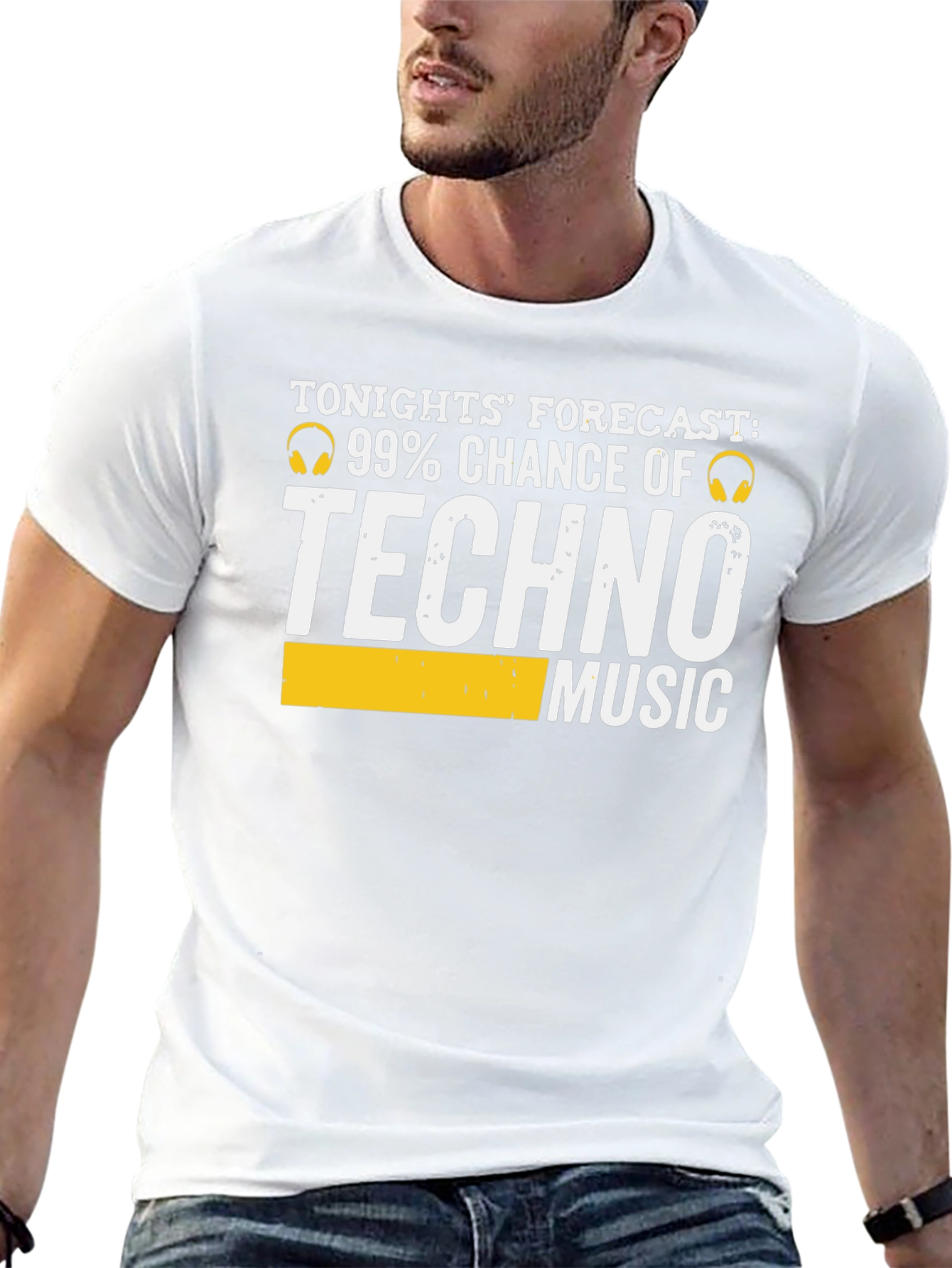 Techno Music T-Shirt - 99% Chance Forecast