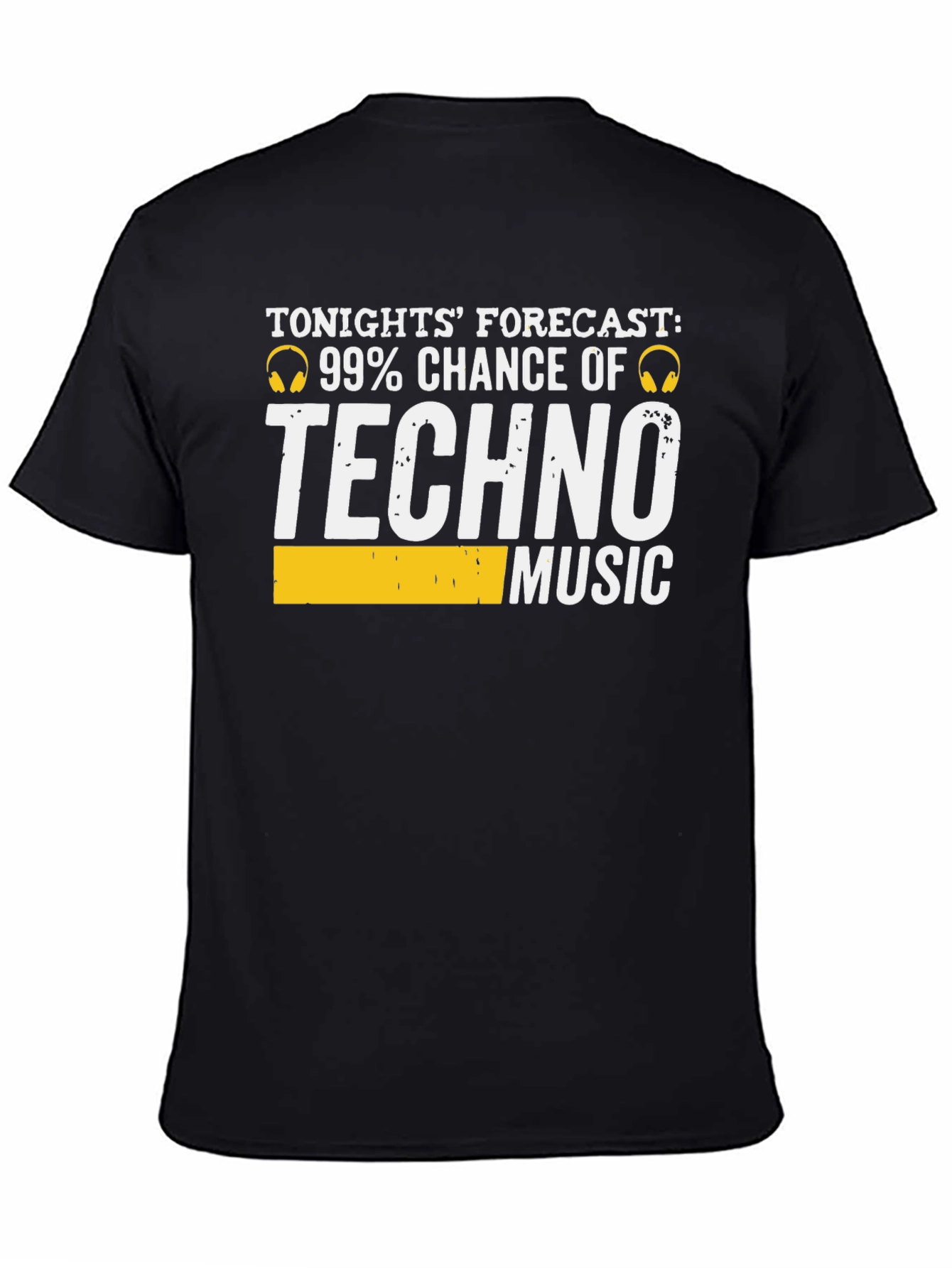Techno Music T-Shirt - 99% Chance Forecast