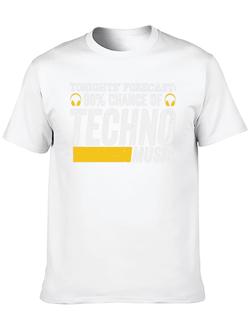 Techno Music T-Shirt - 99% Chance Forecast