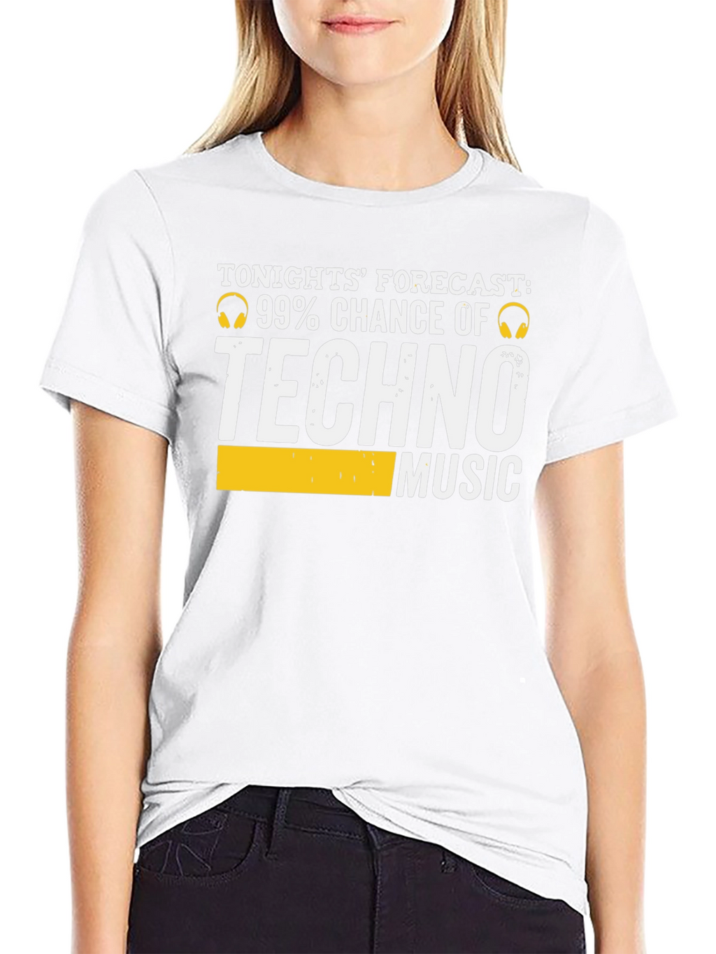 Techno Music T-Shirt - 99% Chance Forecast