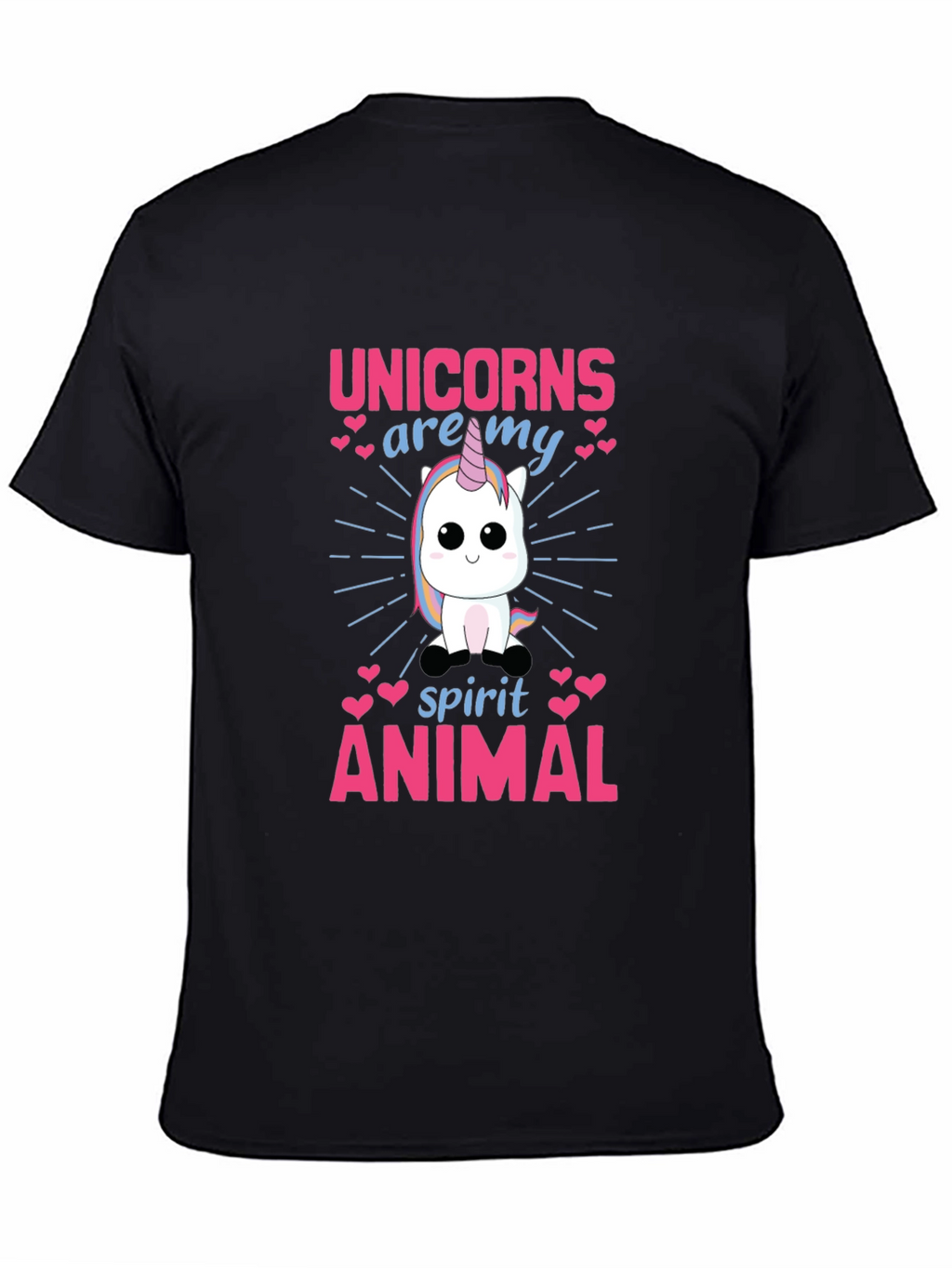 Unicorn Spirit Animal Graphic T-Shirt