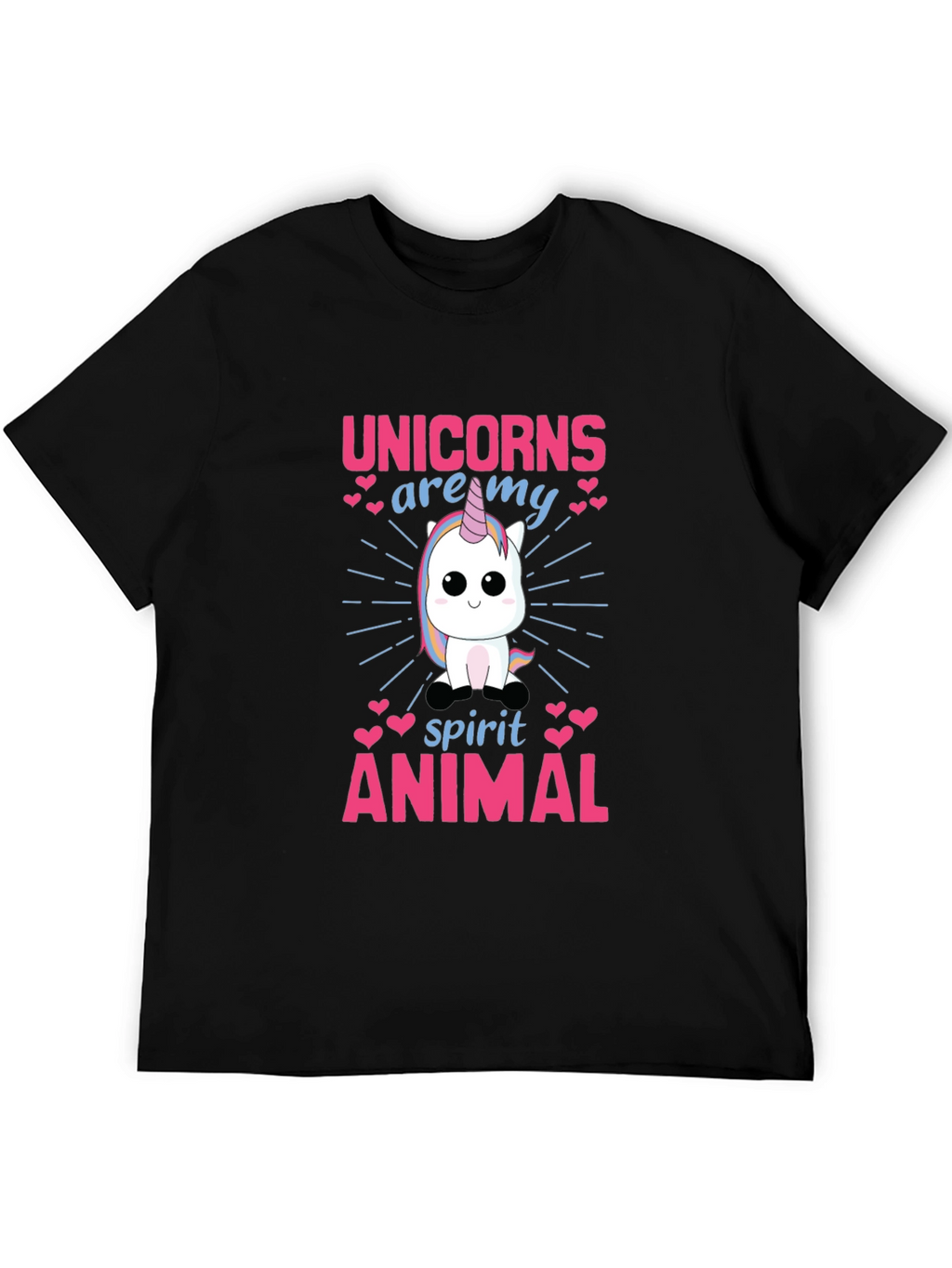 Unicorn Spirit Animal Graphic T-Shirt