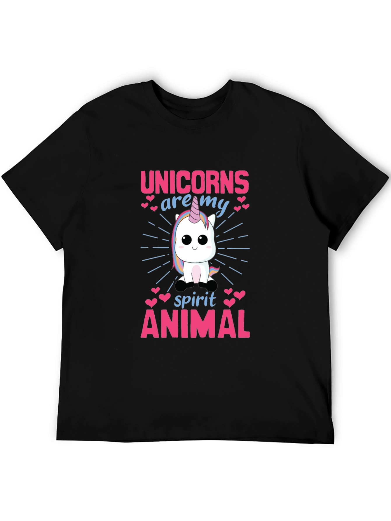 Unicorn Spirit Animal Graphic T-Shirt
