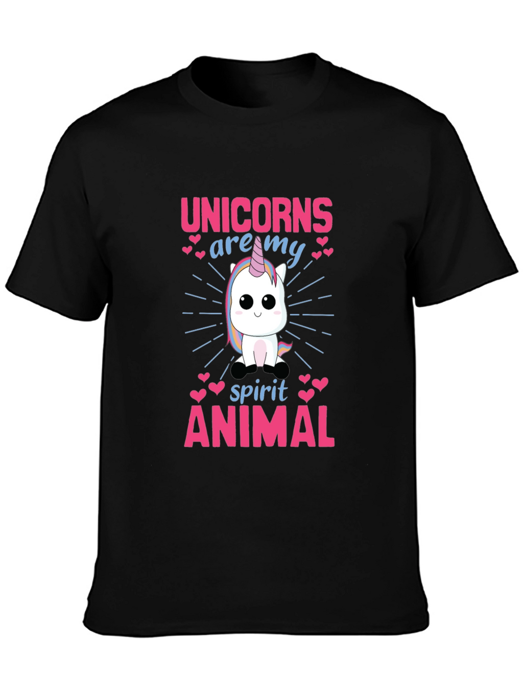 Unicorn Spirit Animal Graphic T-Shirt