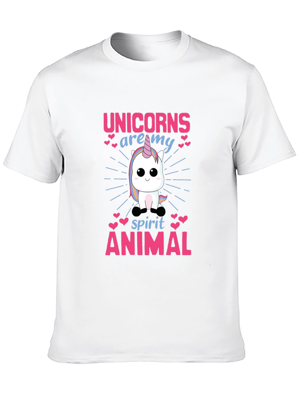 Unicorn Spirit Animal Graphic T-Shirt