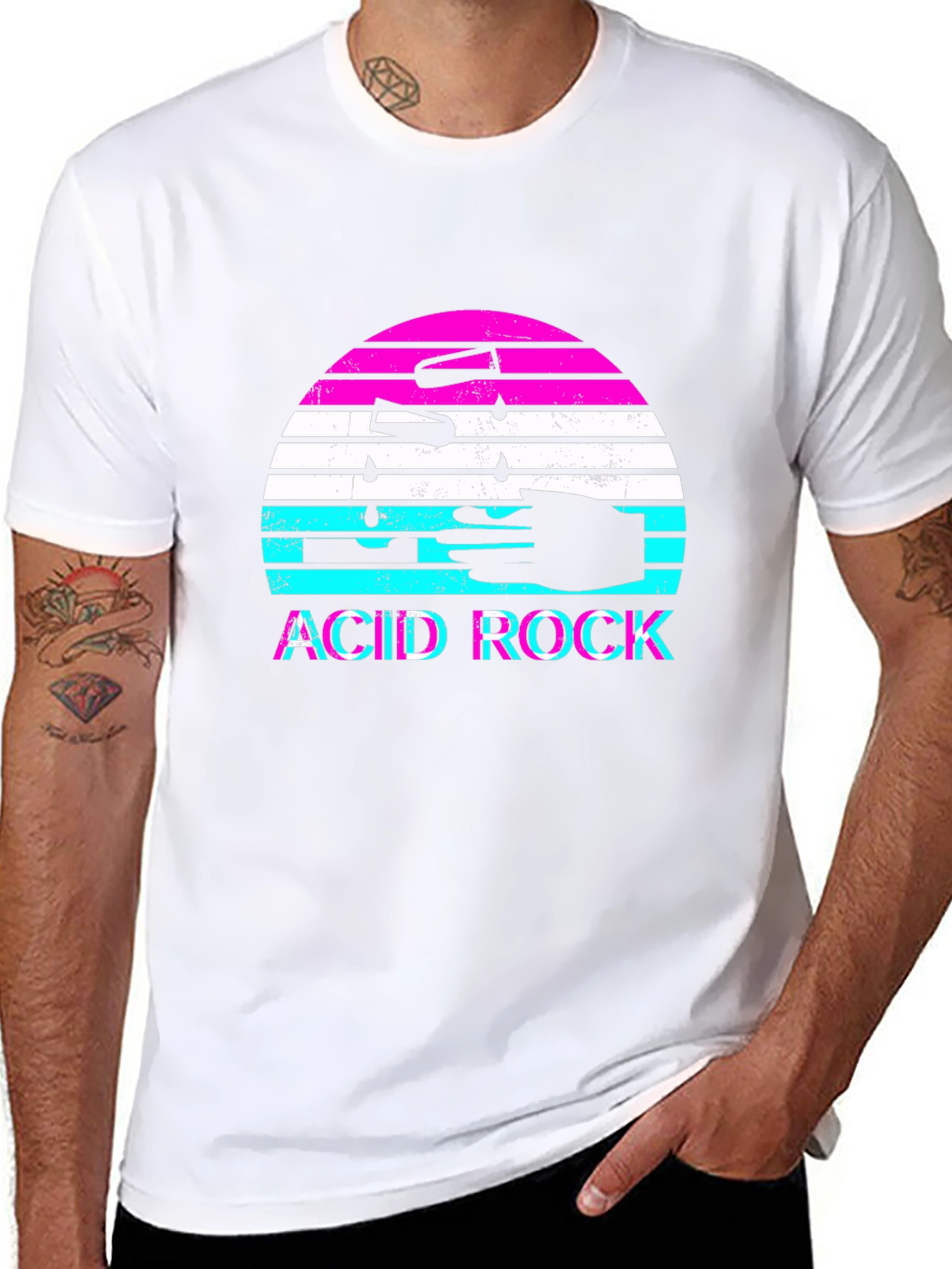Acid Rock Retro Graphic T-Shirt