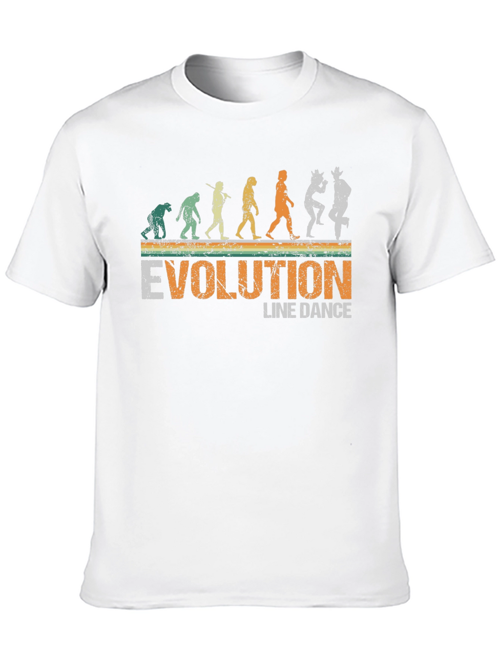 Evolution of Line Dance Black T-Shirt