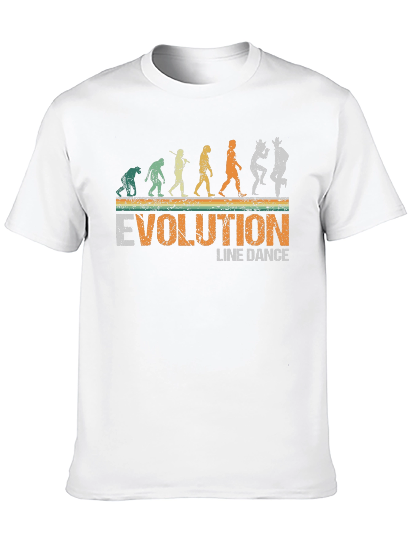 Evolution of Line Dance Black T-Shirt