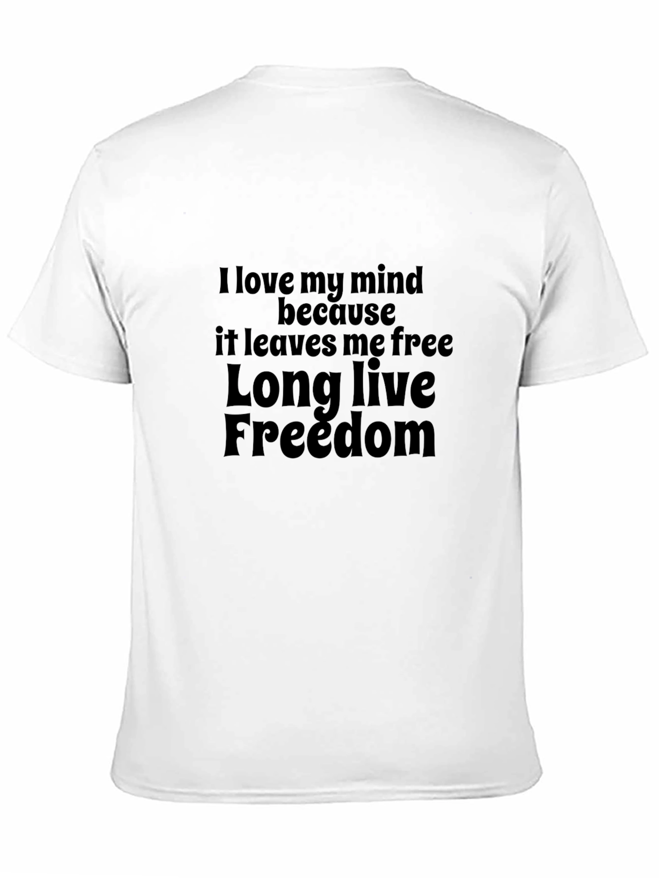 Freedom Mind T-Shirt - Black