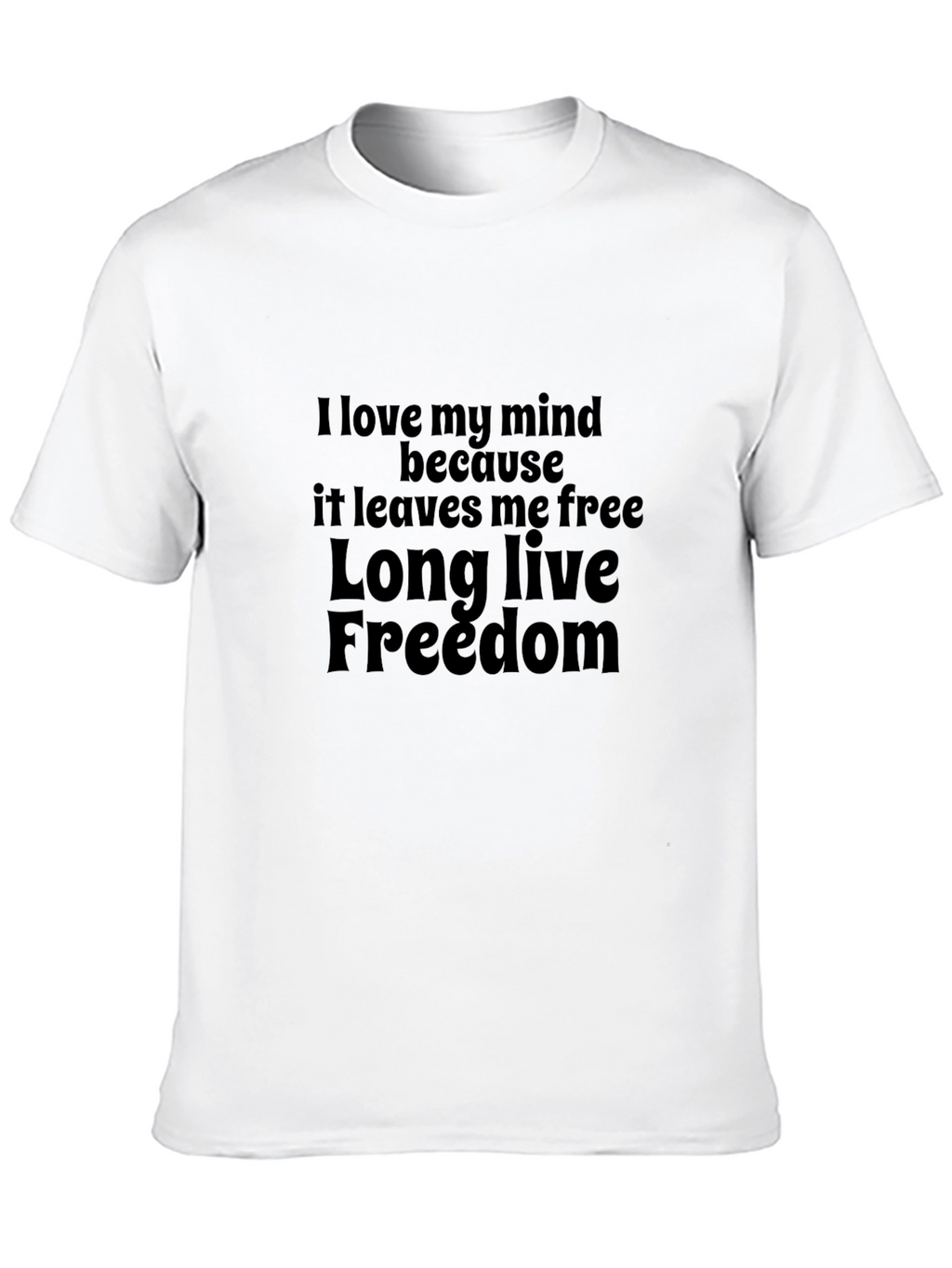 Freedom Mind T-Shirt - Black