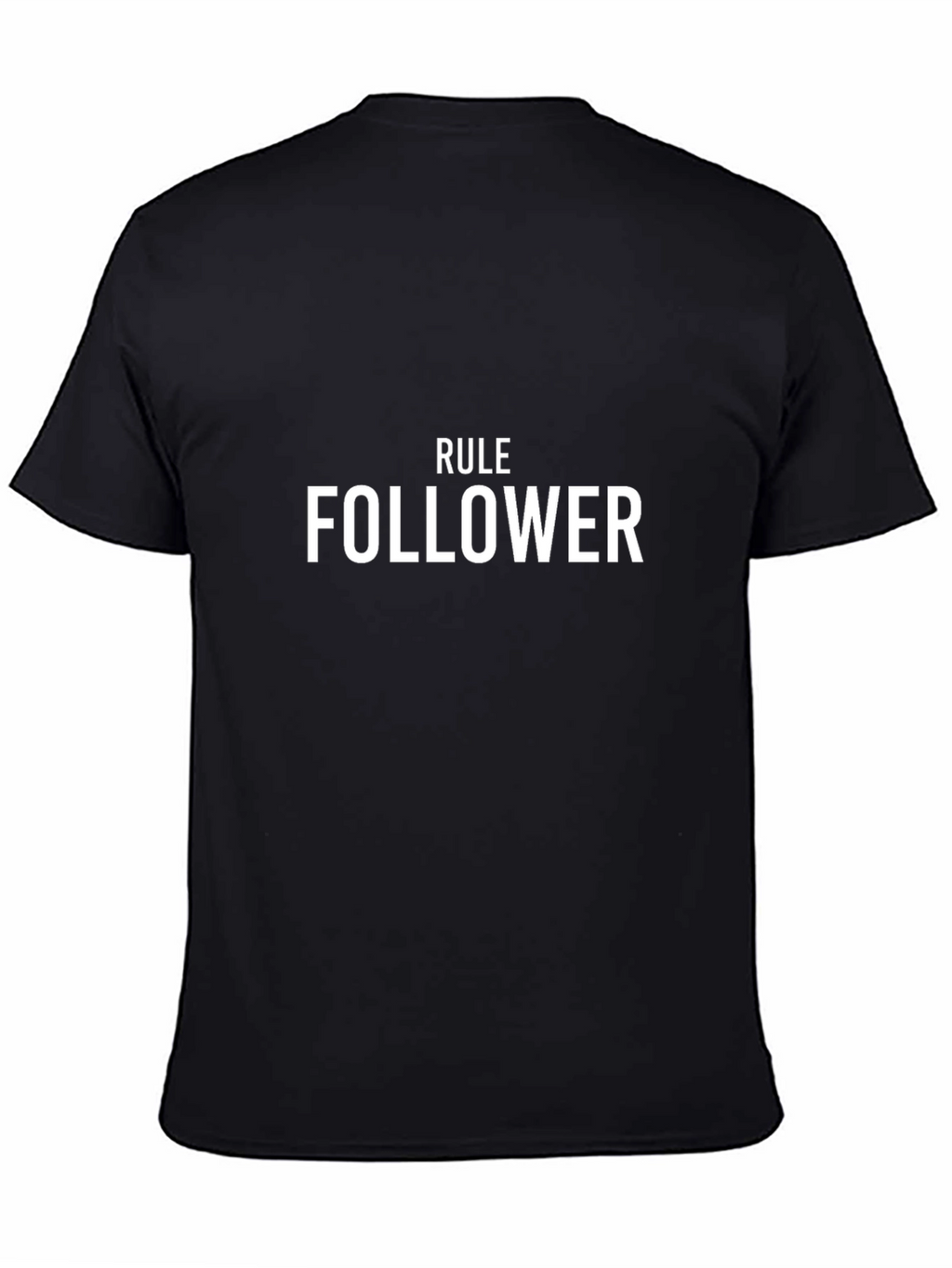Rule Follower Graphic Black T-Shirt