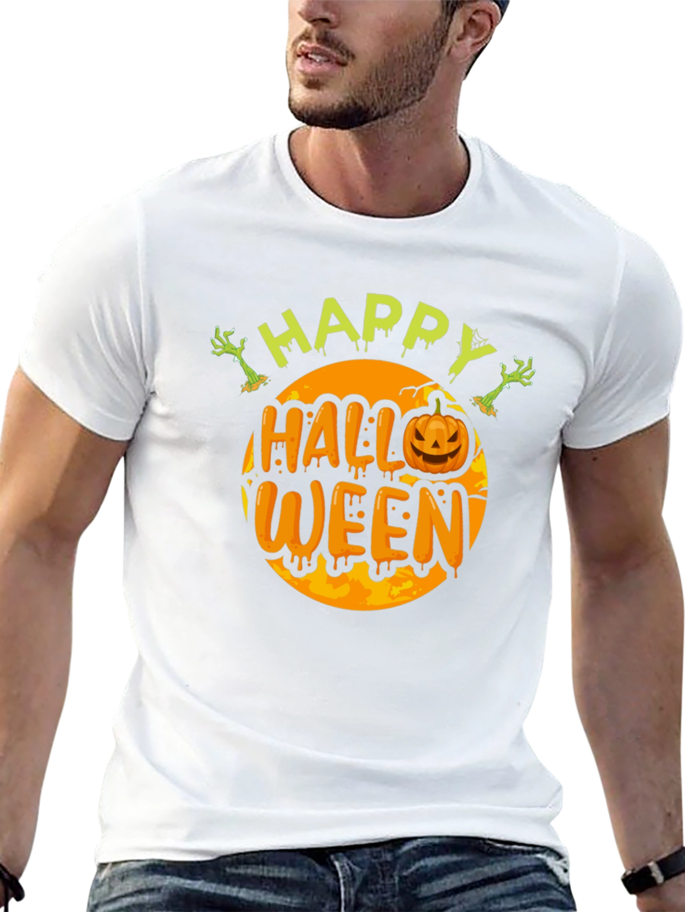 Happy Halloween Graphic Tee Shirt