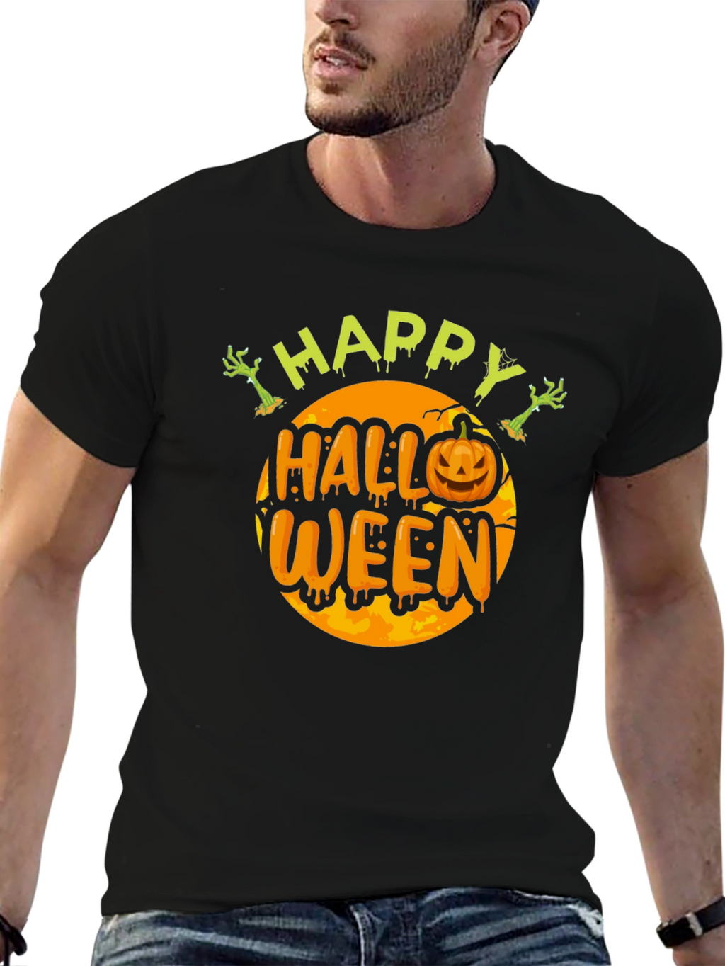 Happy Halloween Graphic Tee Shirt