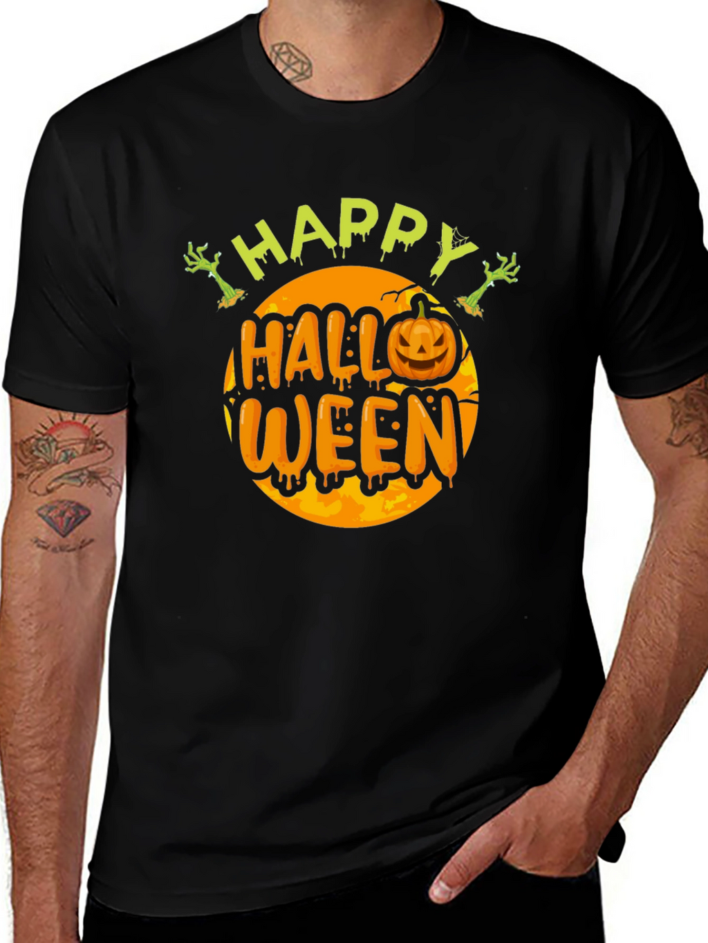 Happy Halloween Graphic Tee Shirt