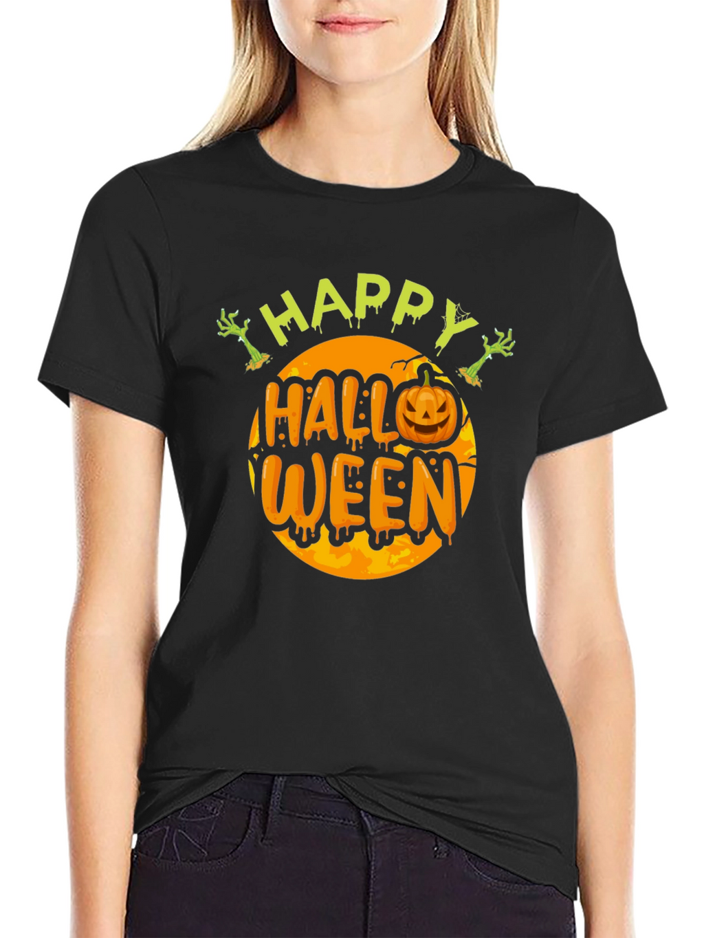 Happy Halloween Graphic Tee Shirt