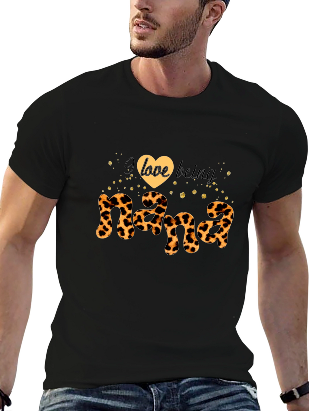 Leopard Print Nana T-Shirt
