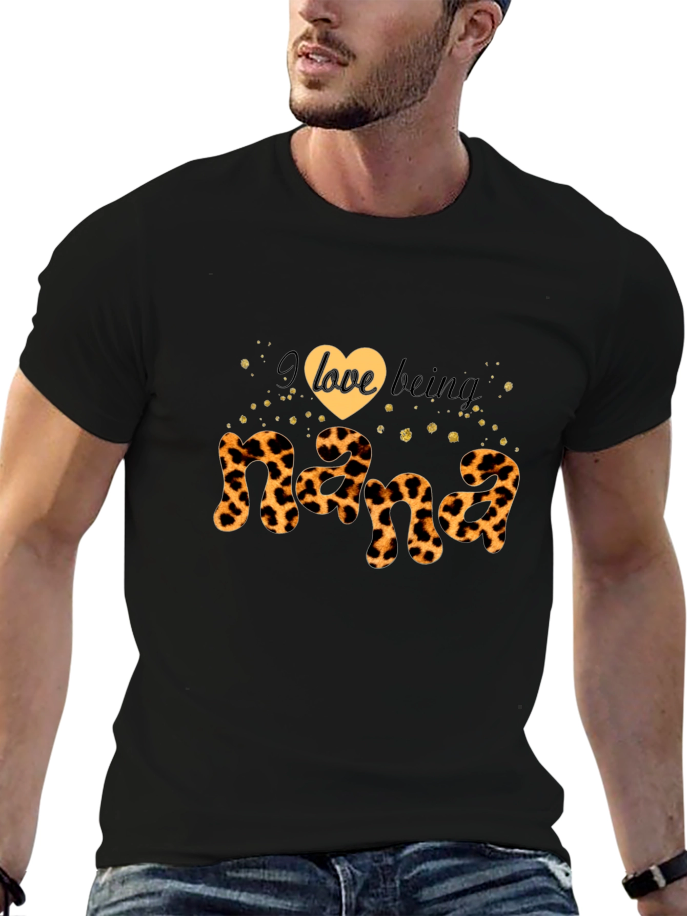 Leopard Print Nana T-Shirt