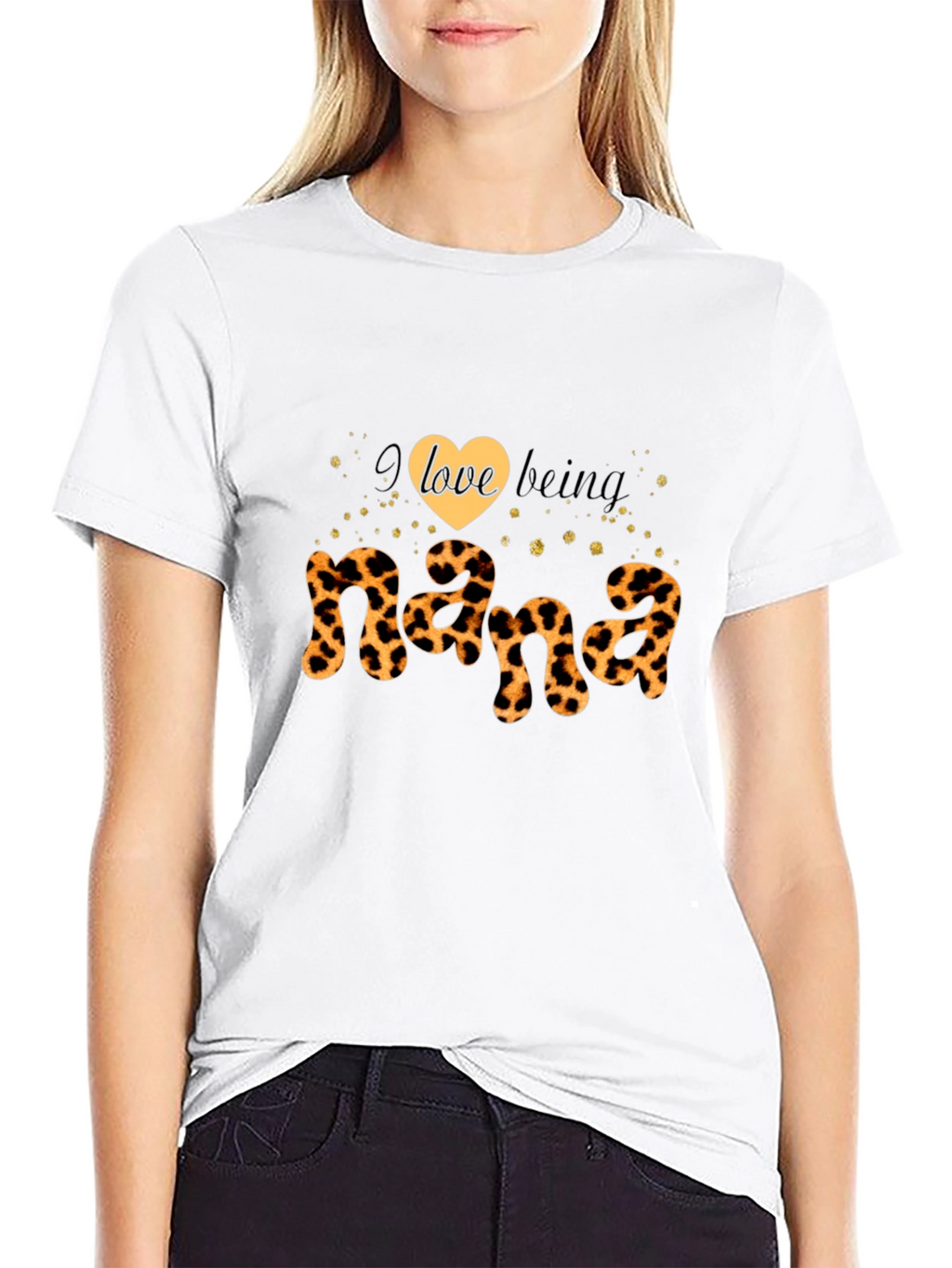 Leopard Print Nana T-Shirt