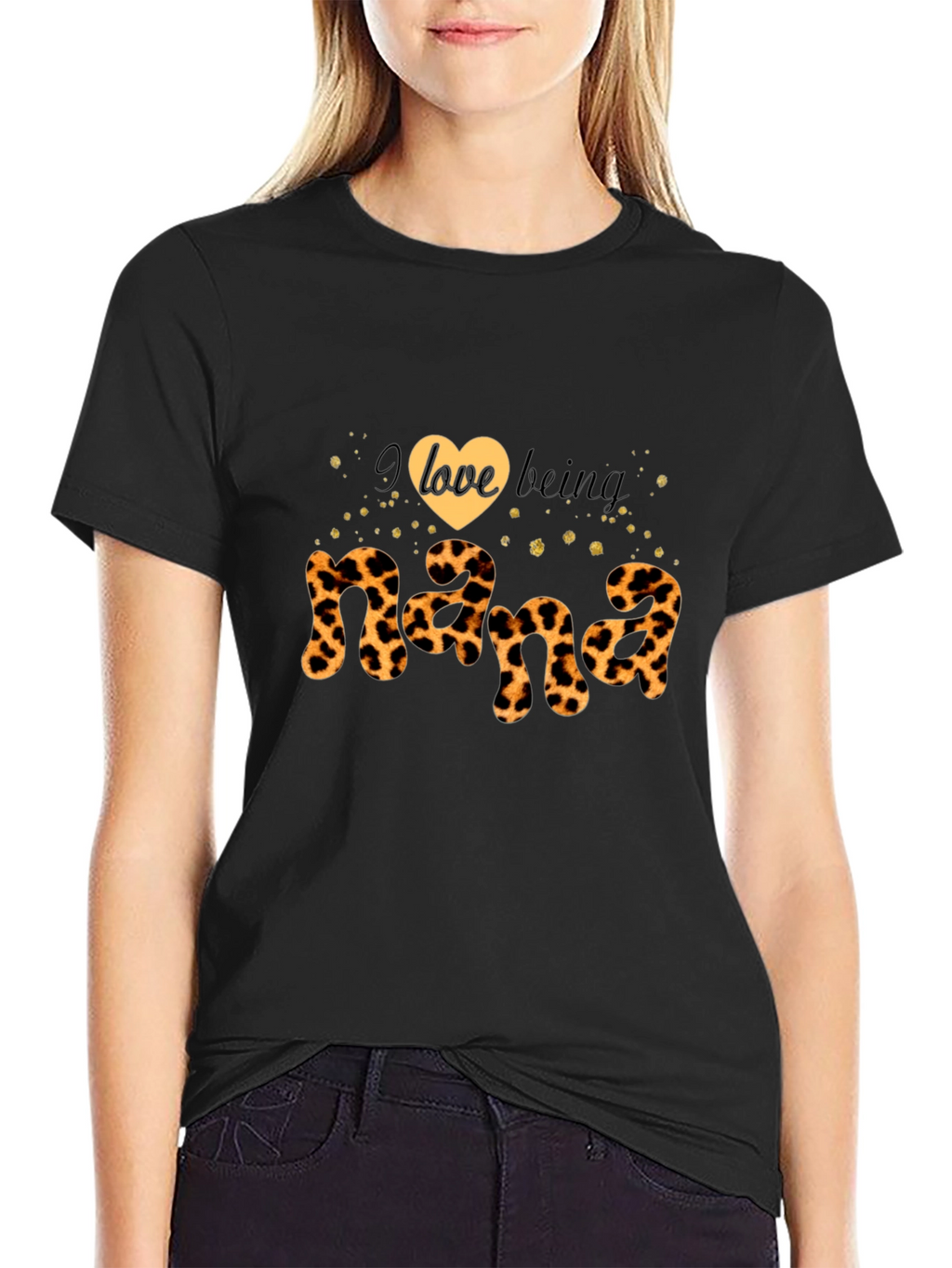 Leopard Print Nana T-Shirt