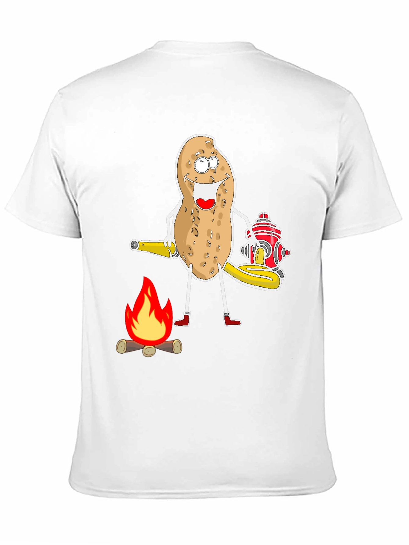 Funny Potato Firefighter T-Shirt