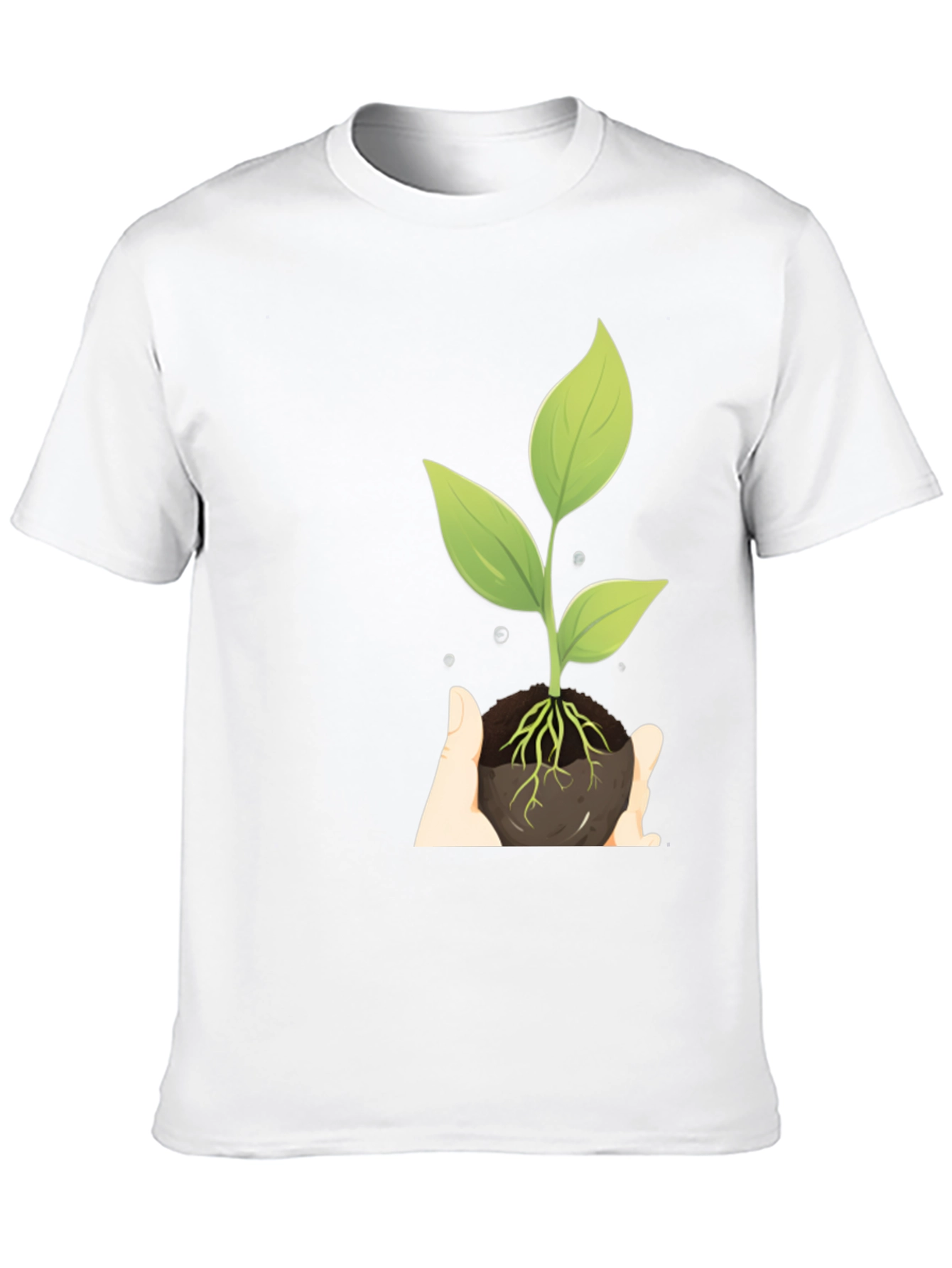 Natures Embrace Graphic Tee - Black Cotton Shirt