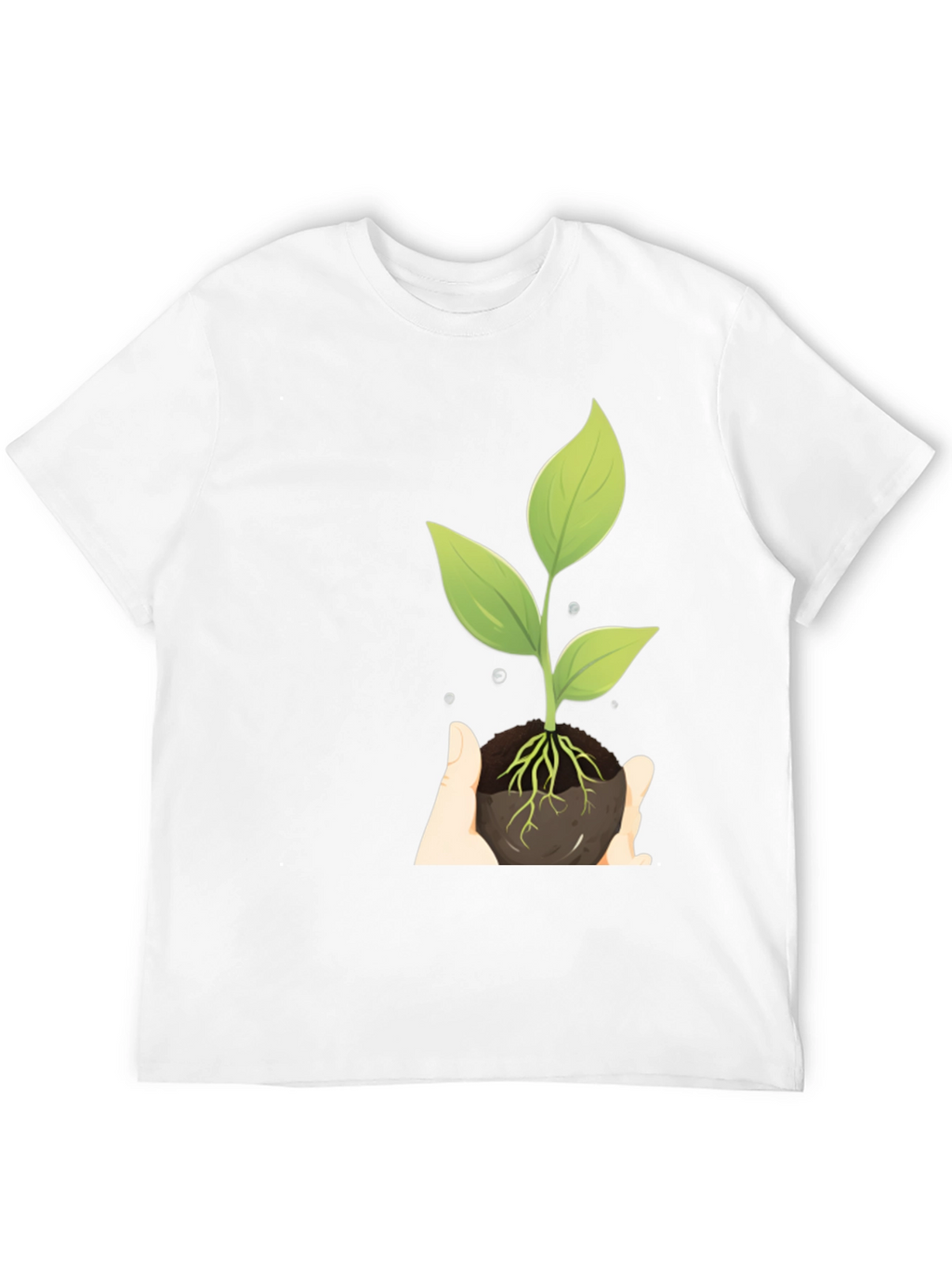 Natures Embrace Graphic Tee - Black Cotton Shirt