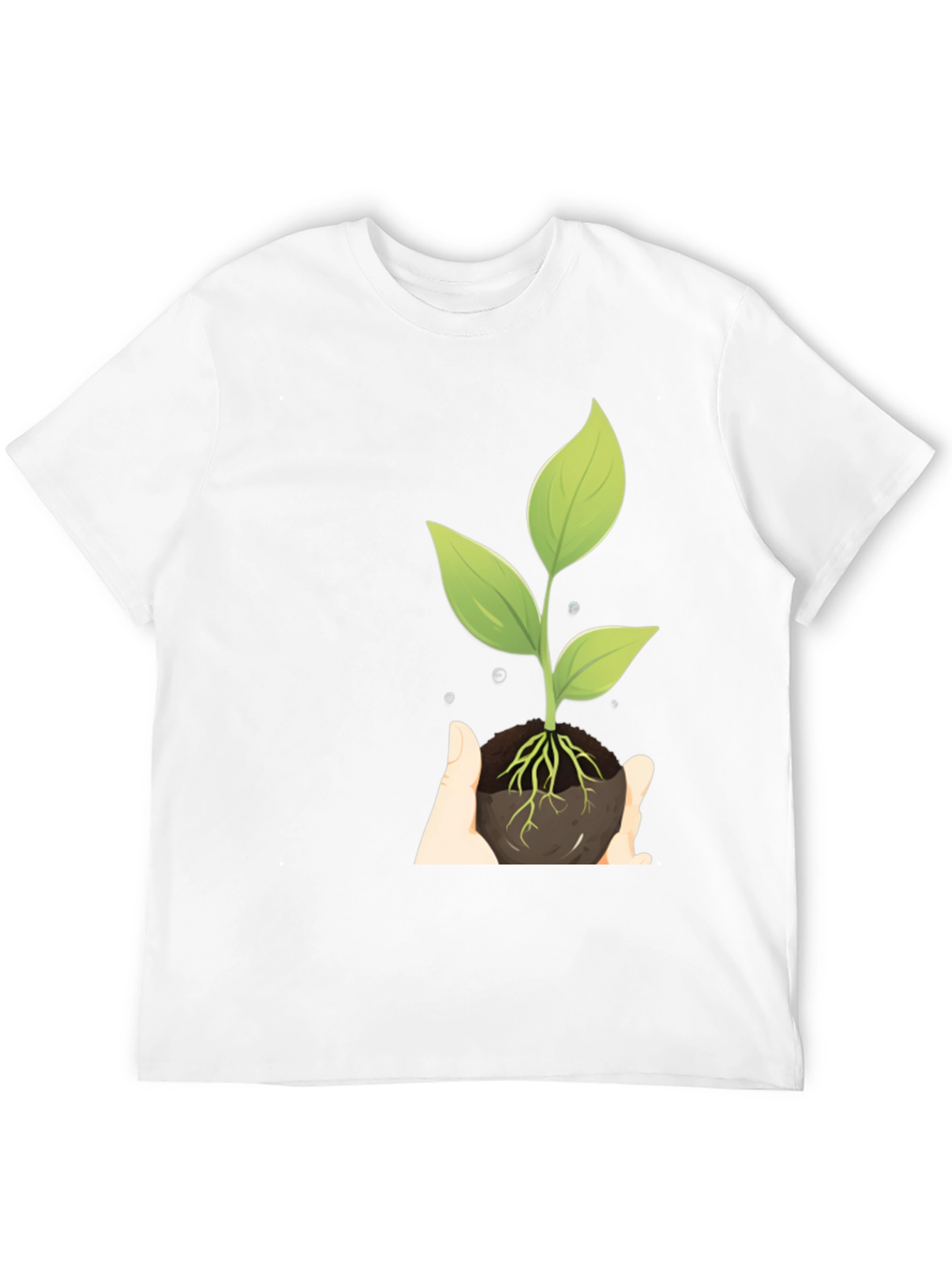 Natures Embrace Graphic Tee - Black Cotton Shirt