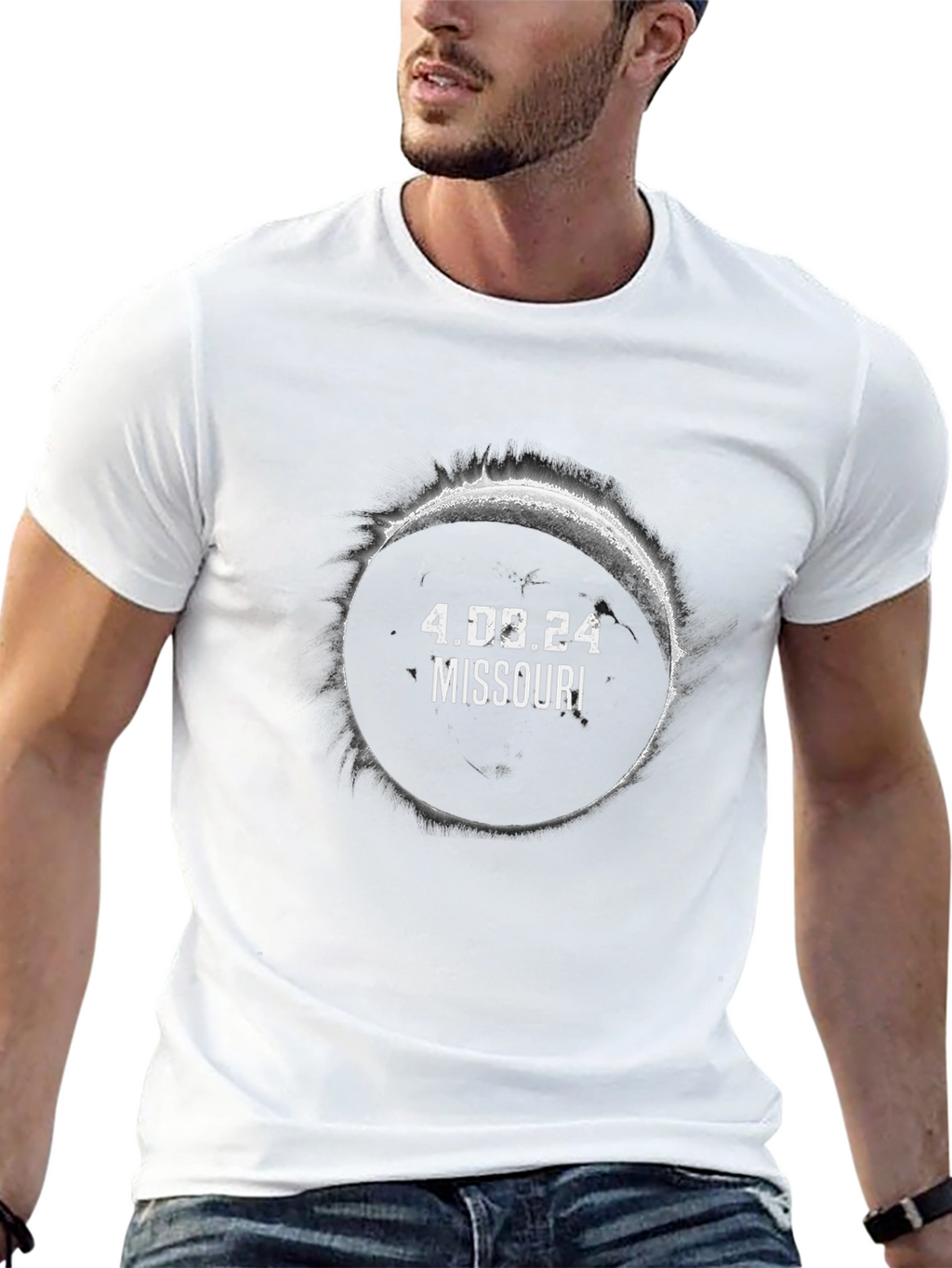 Missouri Eclipse 2024 T-Shirt - Total Solar Eclipse Souvenir