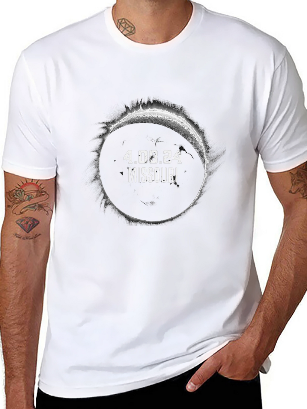 Missouri Eclipse 2024 T-Shirt - Total Solar Eclipse Souvenir