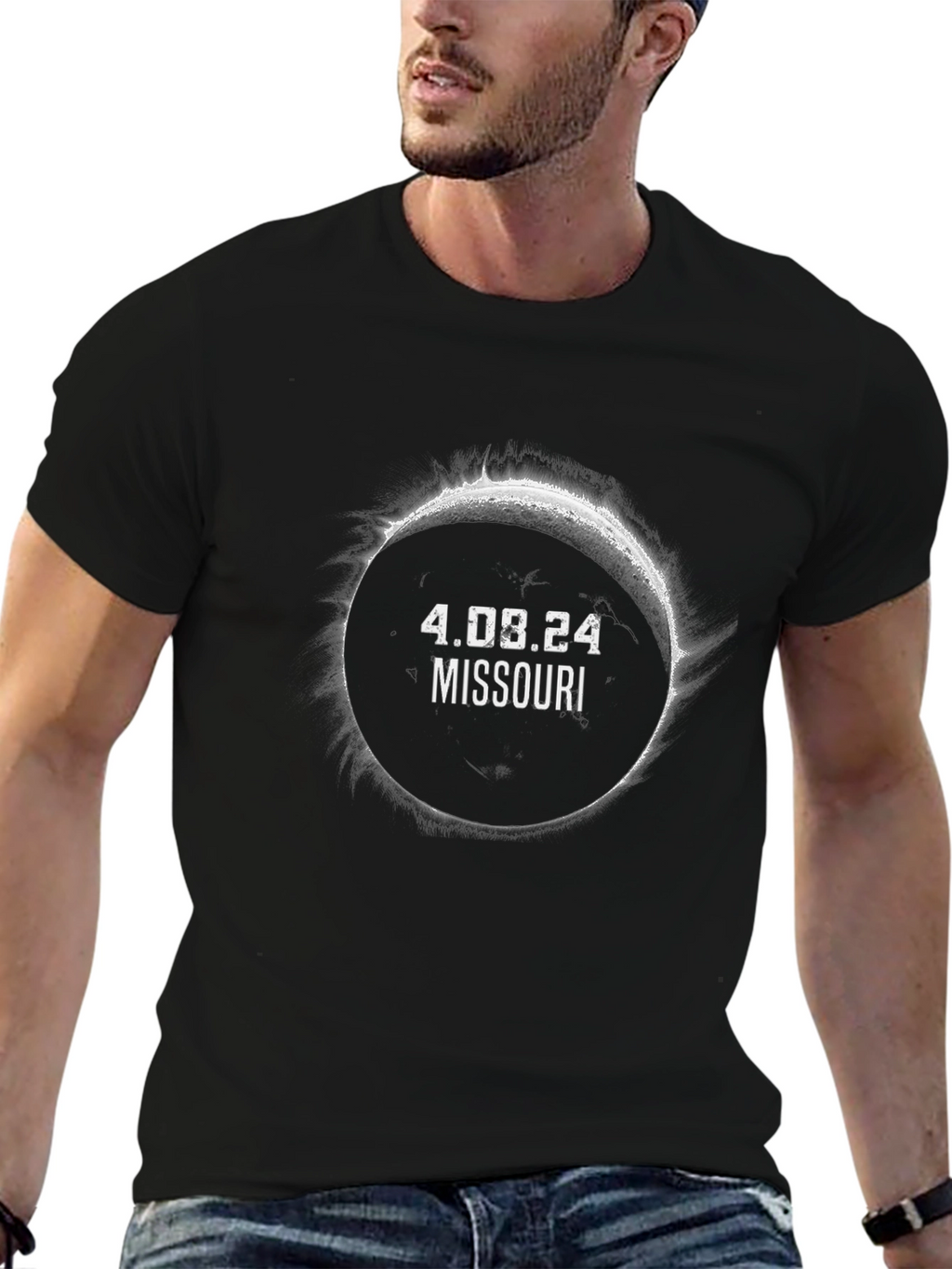 Missouri Eclipse 2024 T-Shirt - Total Solar Eclipse Souvenir