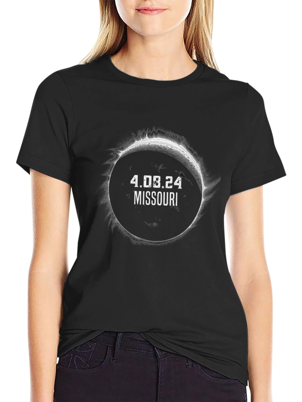 Missouri Eclipse 2024 T-Shirt - Total Solar Eclipse Souvenir