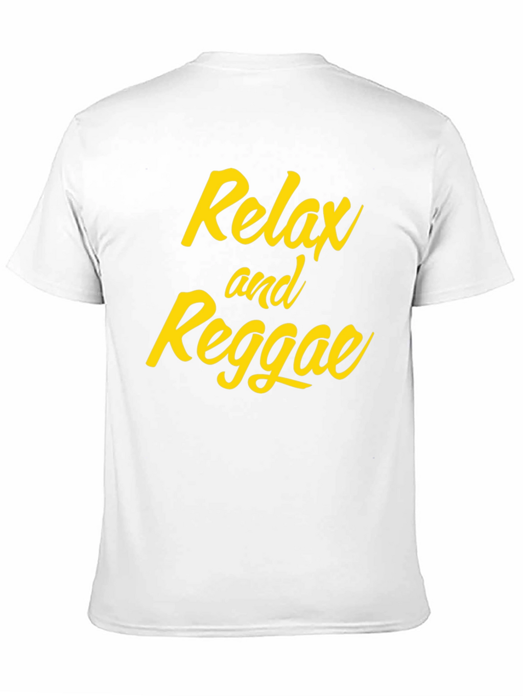 Relax and Reggae Black Graphic Tee