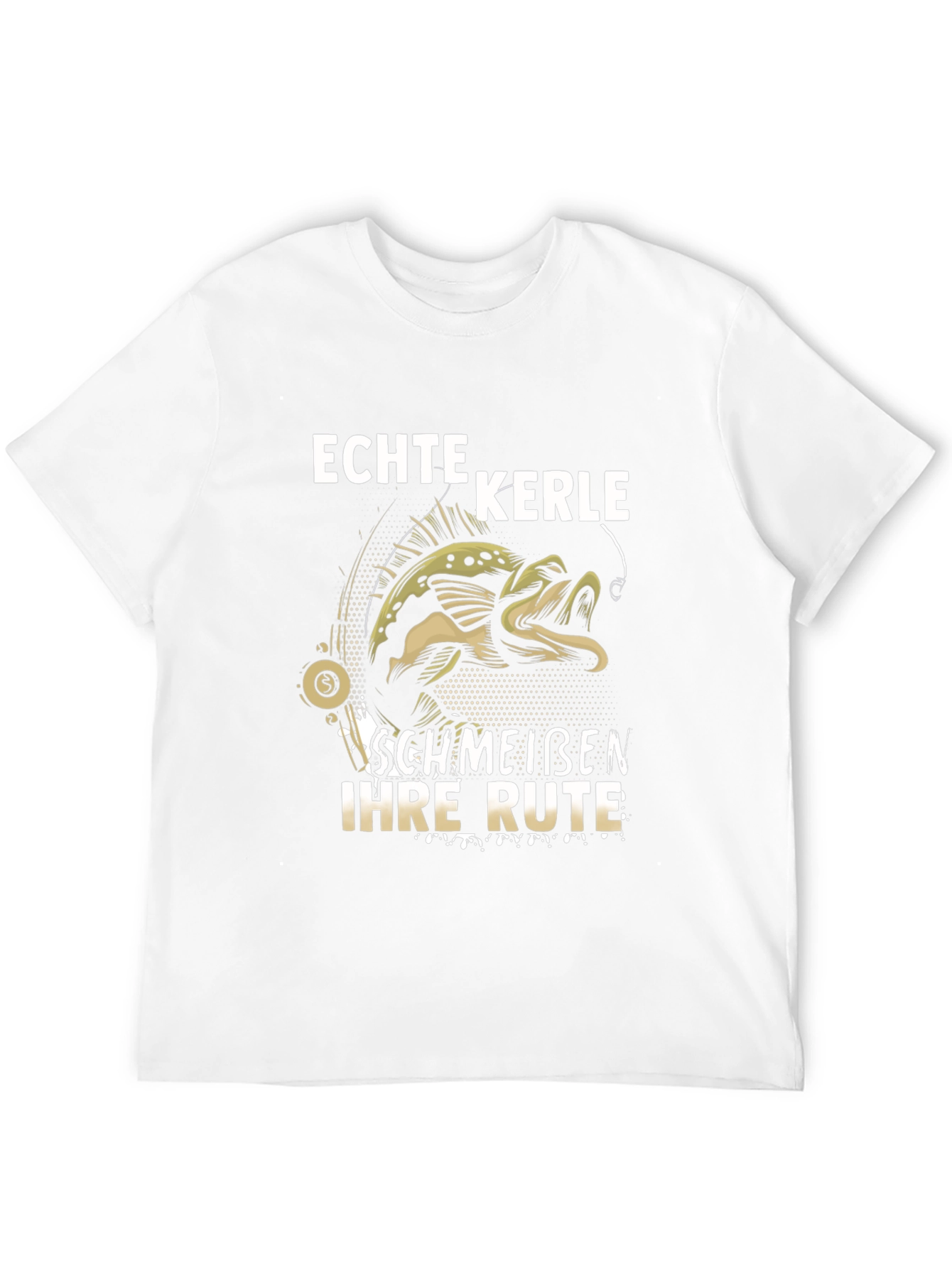Echte Kerle Fishing T-Shirt - Funny Fisherman Design