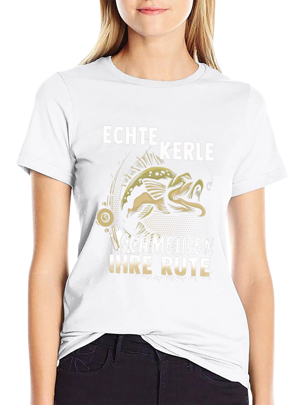 Echte Kerle Fishing T-Shirt - Funny Fisherman Design